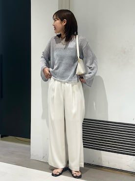 「Rouge vif（ルージュヴィフ）のアイテム」を使った、KONOMIさん（レディース・160cm）の夏コーディネート