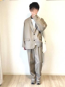 ぴーまん🫑(フォロバ)さん（メンズ・172cm）の春コーディネート