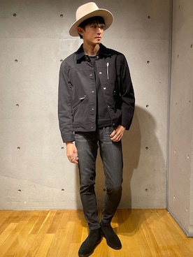 「RATTLE TRAP（ラトルトラップ）のアイテム（帽子）」を使った、RT staffstylingさん（メンズ・176cm）の秋コーディネート