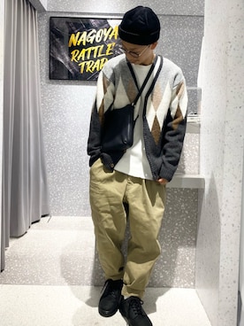 「RATTLE TRAP（ラトルトラップ）のアイテム（帽子）」を使った、RT staffstylingさん（メンズ・167cm）の秋コーディネート