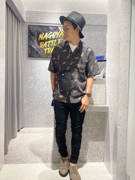 「RATTLE TRAP（ラトルトラップ）のアイテム（帽子）」を使った、RT staffstylingさん（メンズ・167cm）の春コーディネート