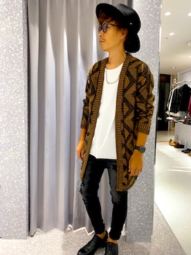 「RATTLE TRAP（ラトルトラップ）のアイテム（帽子）」を使った、RT staffstylingさん（メンズ・167cm）の秋コーディネート