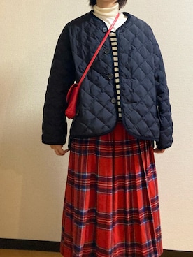 「PAR ICI」｜「アイテム（ジャケット/アウター）」を使った、miさん（レディース・155cm）の冬コーディネート