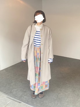 「yuni（ユニ　）のアイテム」を使った、miさん（レディース・155cm）の冬コーディネート