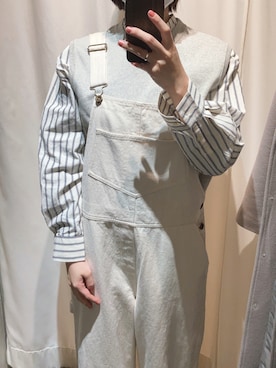 「PAR ICI（パーリッシィ）のアイテム（ベスト）」を使った、miさん（レディース・155cm）の冬コーディネート