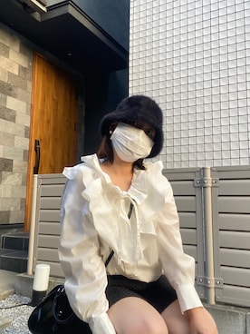 「RANDEBOO（ランデブー）のアイテム（パンツ）」を使った、iceykoさん（レディース・160cm）の秋コーディネート