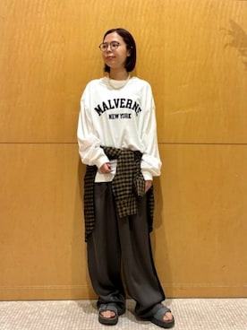 BEAMS HEART WOMENさん（レディース・153cm）の秋コーディネート
