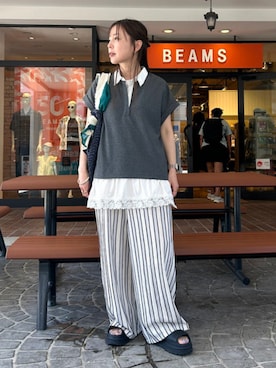 BEAMS HEART WOMENさん(レディース・153cm)の夏コーディネート