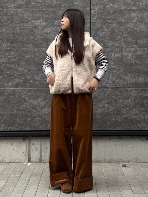 フード ボアベスト（ベスト）｜BEAMS HEART（ビームスハート）の