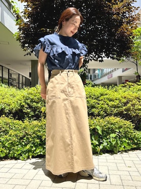 BEAMS HEART WOMENさん（レディース・160cm）の夏コーディネート