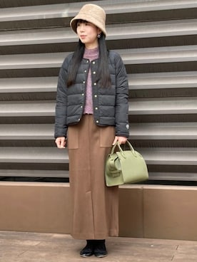 BEAMS HEART WOMENさん（レディース・158cm）の冬コーディネート