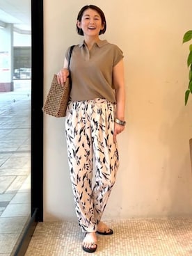 BEAMS HEART WOMENさん（レディース・163cm）の夏コーディネート