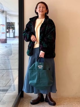 BEAMS HEART WOMENさん（レディース・163cm）の冬コーディネート