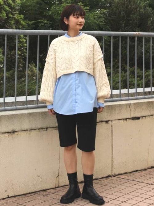 ストレッチ カプリ パンツ