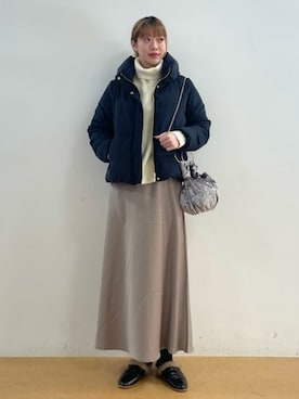 「アイテム（ワンピース/ドレス）」を使った、BEAMS HEART WOMENさん（レディース・167cm）の冬コーディネート