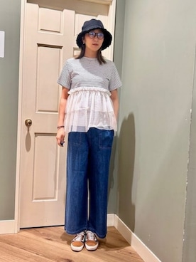 BEAMS HEART WOMENさん（レディース・170cm）の夏コーディネート