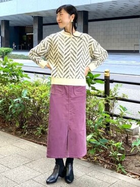 BEAMS HEART WOMENさん（レディース・162cm）の秋コーディネート