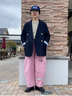 BEAMS HEART WOMENさん（レディース・157cm）の冬コーディネート