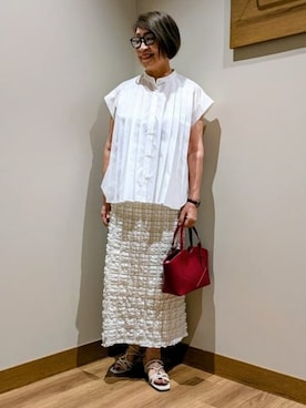 BEAMS HEART WOMENさん(レディース・162cm)の夏コーディネート