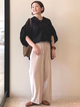 BEAMS HEART WOMENさん(レディース・163cm)の夏コーディネート