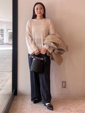 BEAMS HEART WOMENさん(レディース・161cm)の冬コーディネート