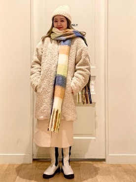 BEAMS HEART WOMENさん（レディース・162cm）の冬コーディネート