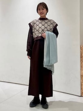 BEAMS HEART WOMENさん（レディース・157cm）の秋コーディネート