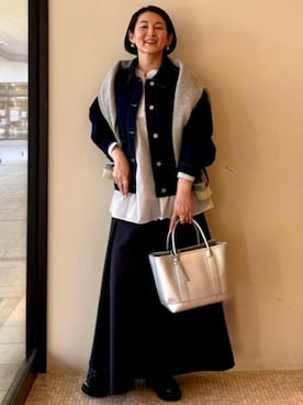 BEAMS HEART WOMENさん（レディース・163cm）の冬コーディネート