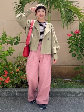 BEAMS HEART WOMENさん（レディース・161cm）の夏コーディネート