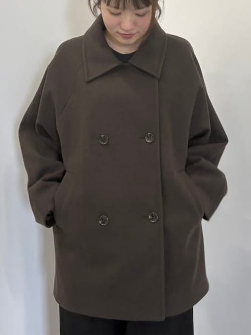 美品♥️スタンブリー　ビッグシルエットコート♥️hlm セール】ミドル スタンド コート（その他アウター）｜BEAMS HEART