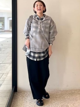 「レディースファッション」｜BEAMS HEART WOMENさん（レディース・163cm）の春コーディネート