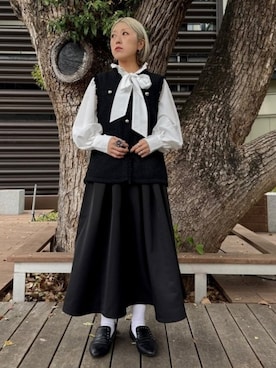 BEAMS HEART WOMENさん（レディース・154cm）の冬コーディネート