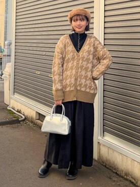 BEAMS HEART WOMENさん（レディース・158cm）の冬コーディネート