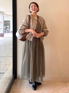 BEAMS HEART WOMENさん（レディース・163cm）の秋コーディネート