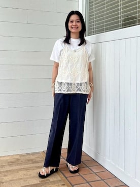 BEAMS HEART WOMENさん(レディース・167cm)の夏コーディネート