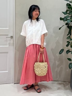 BEAMS HEART WOMENさん（レディース・162cm）の夏コーディネート