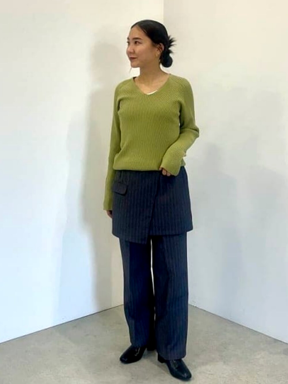 2点セット】マルチWAY スカート パンツ レイヤードセットを使った人気