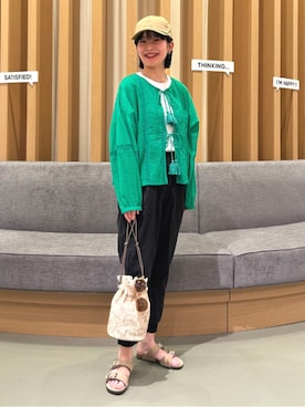 BEAMS HEART WOMENさん(レディース・155cm)の夏コーディネート