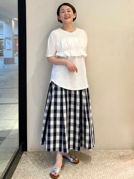 BEAMS HEART WOMENさん(レディース・163cm)の夏コーディネート