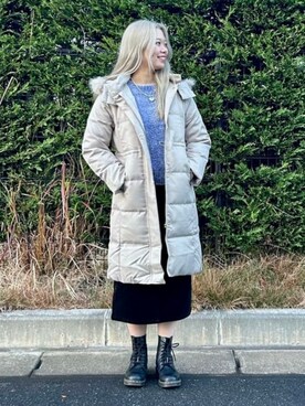 BEAMS HEART WOMENさん（レディース・168cm）の冬コーディネート