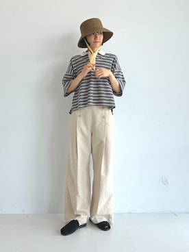 「BEAMS HEART（ビームスハート）のアイテム」を使った、BEAMS HEART WOMENさん（レディース・160cm）の春コーディネート