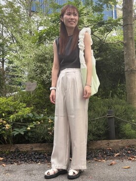 BEAMS HEART WOMENさん（レディース・168cm）の夏コーディネート