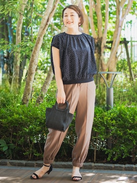「大人可愛い、シンプル」｜BEAMS HEART WOMENさん（レディース・163cm）の夏コーディネート