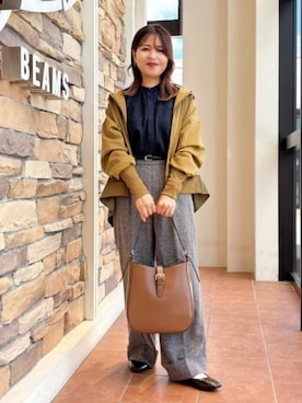 BEAMS HEART WOMENさん(レディース・157cm)の秋コーディネート