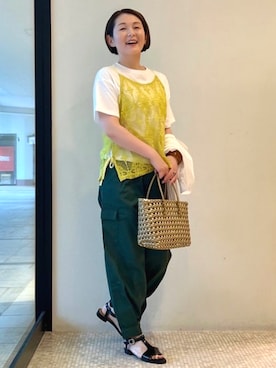 BEAMS HEART WOMENさん(レディース・163cm)の夏コーディネート