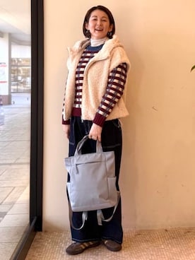 BEAMS HEART WOMENさん(レディース・163cm)の冬コーディネート