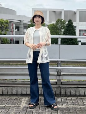 BEAMS HEART WOMENさん（レディース・163cm）の夏コーディネート