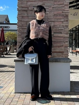 BEAMS HEART WOMENさん（レディース・156cm）の冬コーディネート