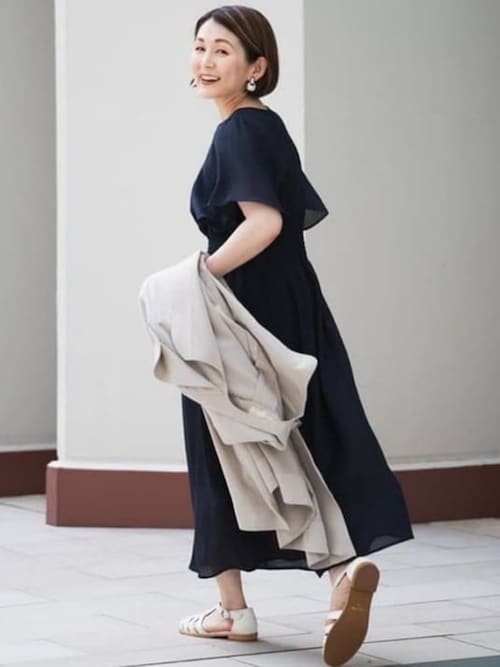 【コム・デ・ギャルソン】袖フレアーワンピース AD1993