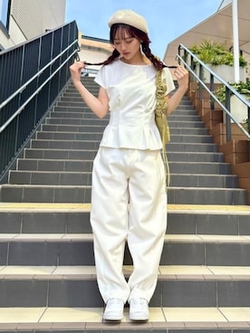 BEAMS HEART WOMENさん（レディース・159cm）の夏コーディネート